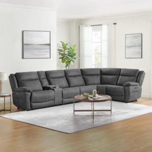 Zakary Power Reclining Sectional Couch